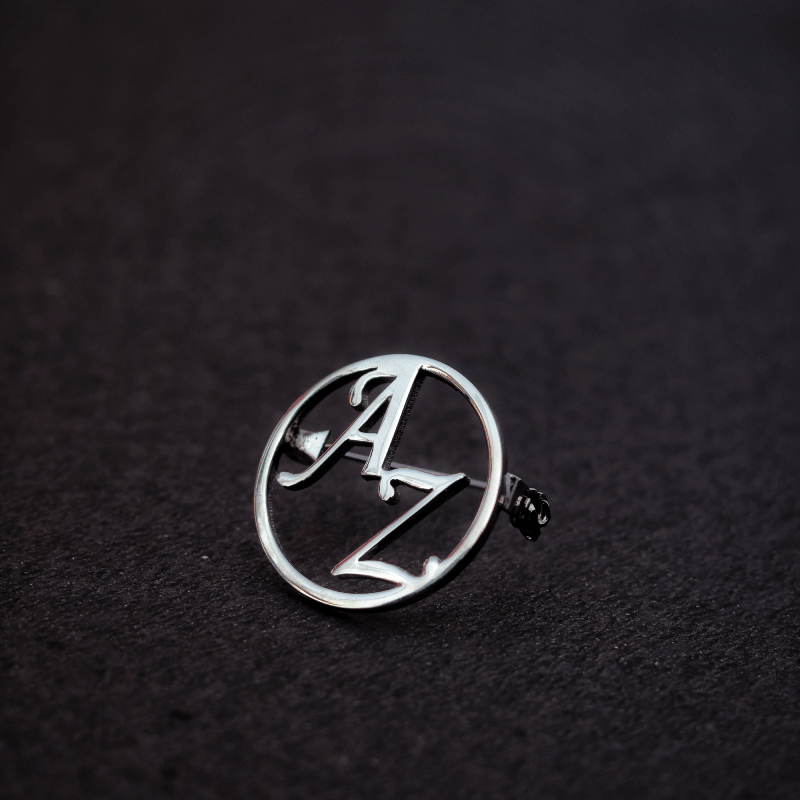 Personalized Initial Brooch